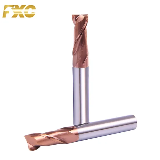 Hot Sale HRC55 Solid Carbide End Mill 2 Flutes Standard Router Bits Tool for Steel